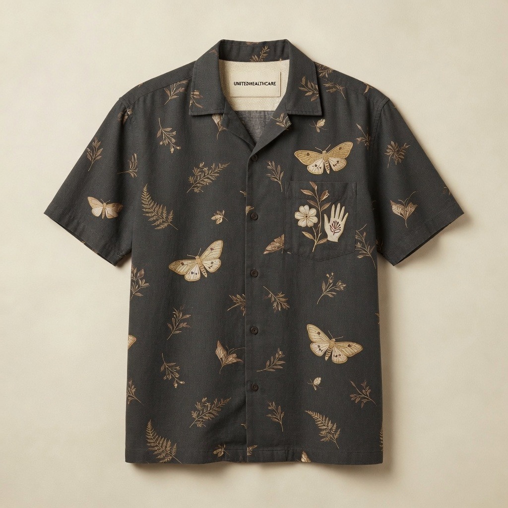 Gold Botanical Shirt