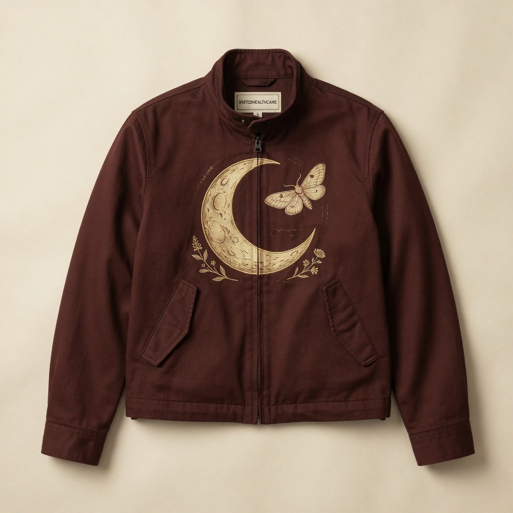 Shell Field Jacket in Oxblood